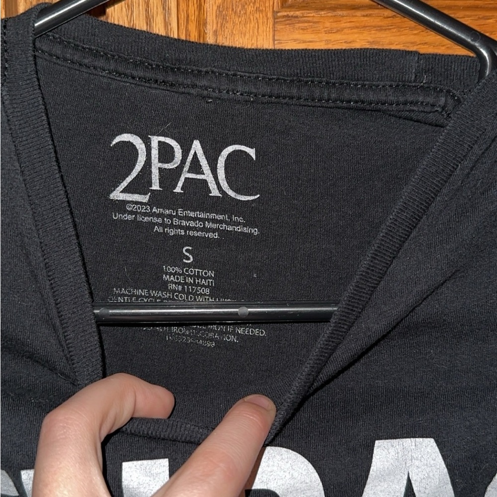 2pac shirt , size small